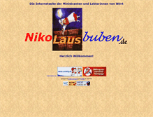 Tablet Screenshot of nikolausbuben.kathhost.net